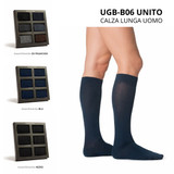 6 Paia Calza uomo lunga in caldo cotone UGB-B06 UNITO PEZZINI