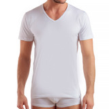 3 T-Shirt Uomo Enrico Coveri Scollo a V mezza manica ET1101 in Cotone Pettinato