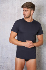 Maglia Uomo Mezza Manica Girocollo in Cotone Interlock 641 ESSE SPERONI