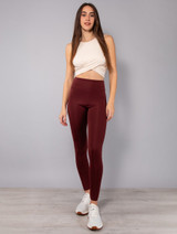 Pantalone donna gamba larga interno micropile LG17 SIèLEI