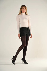 Collant in nano-fibra coprente effetto seta 30Den Made in Italy  BELLISSIMA