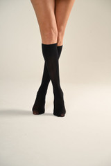 Gambaletto in nano-fibra coprente effetto seta 30 Den Made in Italy BELLISSIMA