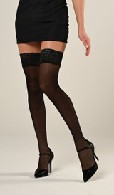 Autoreggente Micro 30den in microfibra elasticizzata, copertura semi-opaca