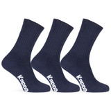 Tripack Calza sportiva da uomo realizzata in maglia spugna di cotone KAPPA K1009