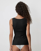 Canotta in modal e cashmere a spalla larga 4709 JADEA