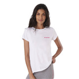 Maglia Donna Manica Corta in 100% Cotone  Lotto LA1011 con Logo