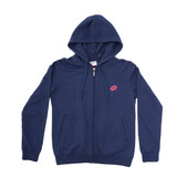 Maglia Donna Full Zip Cappuccio Manica Lunga Lotto LA1019 in Cotone