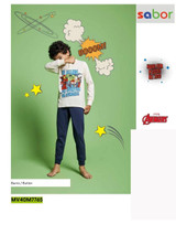 Pigiama bambino lungo in cotone estivo MV40M7765 AVENGERS