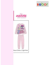 Pigiama bambina lungo in cotone estivo DY50L7403 MINNIE