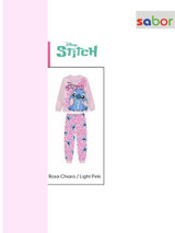 Pigiama bambina lungo in cotone estivo DY50L1819 STITCH