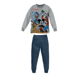 Pigiama Bambino Mickey Mouse Sabor DY40G7417 in Caldo Cotone Invernale