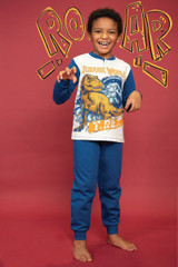 Pigiama Bambino Jurassic World Sabor UN40G7406 in Caldo Cotone Invernale