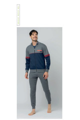 Tuta uomo full zip in cotone leggero  estivo LA1081 LOTTO