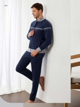 Tuta uomo full zip in cotone leggero  estivo GA1014 IL GRANCHIO