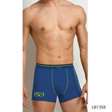 6 Boxer Uomo Moda in Cotone Elasticizzato LB1358 LOTTO