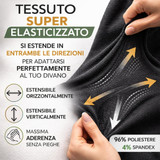 Copridivano 3 Posti SuperElastico Antipiega Anti Macchie Buccia di Mela Mixo -  Made in italy
