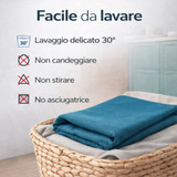Buccia di Mela Copritavolo 6 posti in tessuto elasticizzato  Mixo -Made in Italy