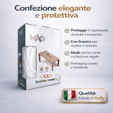 Copritavolo 6posti in tessuto elasticizzato Made in Italy Buccia di Mela linea Mixo