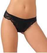 6 Pezzi Slip Donna Jadea 512 in Cotone con inserti avanti in Pizzo