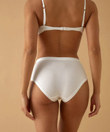 6 Pezzi Slip Donna Jadea 521 in Cotone con bordi in Pizzo