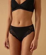 6 Pezzi Slip Donna Jadea 530 in Cotone con bordi in Pizzo