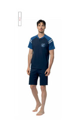 Lotto  Pigiama Uomo corto in cotone estivo mezza manica LP1233