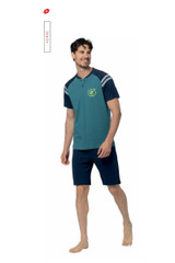 Lotto  Pigiama Uomo corto in cotone estivo mezza manica LP1233