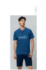 Lotto  Pigiama Uomo corto in cotone estivo mezza manica LP1237