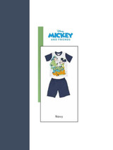 MICKEY Pigiama estivo corto bambino in cotone DY40G4834 SABOR