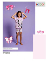MINNIE Pigiama estivo corto bambina in cotone DY50L4452 SABOR