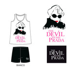 IL DIAVOLO VESTE PRADA Pigiama estivo corto donna in cotone DYD0886 SABOR