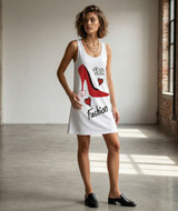 IL DIAVOLO VESTE PRADA Maxi maglia s/larga donna in cotone DYD0884