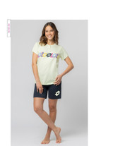 LOTTO Pigiama donna in cotone estivo mezza manica LP5246