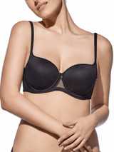 Creaciones Selene Rubi Reggiseno Donna in Microfibra con Ferretto e Coppe Imbottite