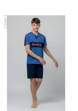 LOTTO Pigiama ragazzo corto in cotone mezza manica LP4230