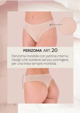 Andra Perizoma donna (6 pezzi) invisibile traspirante e antibatterico Linea comfort 20