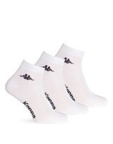 6 Paia Calza Corta Unisex Kappa K004 in Jersey di Cotone. Ideale per lo Sport