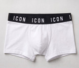 ICON (3 pezzi) Boxer ragazzo in cotone elasticizzato con logo a contrasto 001733
