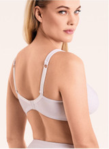 INFIORE Reggiseno sfoderato senza ferretto in cotone elasticizzato spalline regolabili Coppa C New Cleo