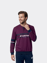 LOTTO Pigiama Uomo in Cotone Interlock Manica Lunga LP2148