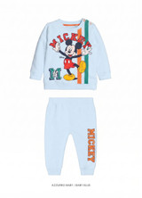 MICKEY Pigiama neonato manica lunga in cotone interlock DY32K9134