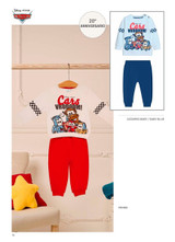 CARS Pigiama neonato manica lunga in cotone interlock DY32P0311 SABOR
