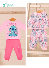 STITCH Pigiama neonata manica lunga in cotone interlock DY32K9132 SABOR