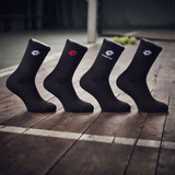 LOTTO (4 Paia) Calzini Tennis Uomo in Cotone Q-TENNIS