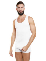 3 Pezzi Canottiera Uomo Spalla Larga Nottingham VL1600 in Cotone Bielastica