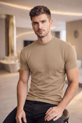 SPERONI Maglia uomo mezza manica in cashmere 6510