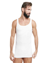 3 Pezzi Canotta Uomo Spalla Stretta Cotone Costina Pettinato VS1500 Nottingham