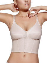 Reggiseno Bustino Donna Selene Leonor Senza Ferretto Apertura Anteriore -Coppa B