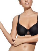 Creaciones Selene Sara Reggiseno Donna in Microfibra con Ferretto e Coppe Imbottite