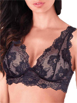 LORMAR Reggiseno Push Up in Pizzo con Ferretto Scollatura Profonda  Bralette Gem